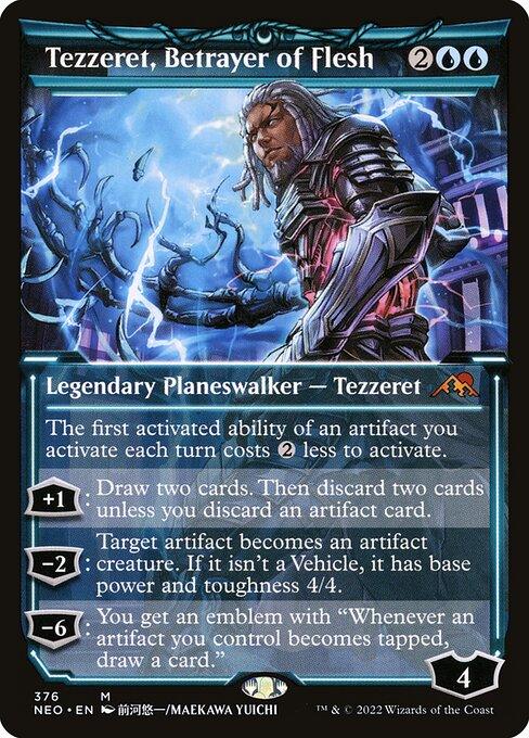 NEO 376 Tezzeret, Betrayer of Flesh (Showcase) M