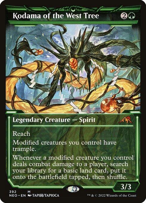 [Foil] NEO 392 Kodama of the West Tree (Showcase) M