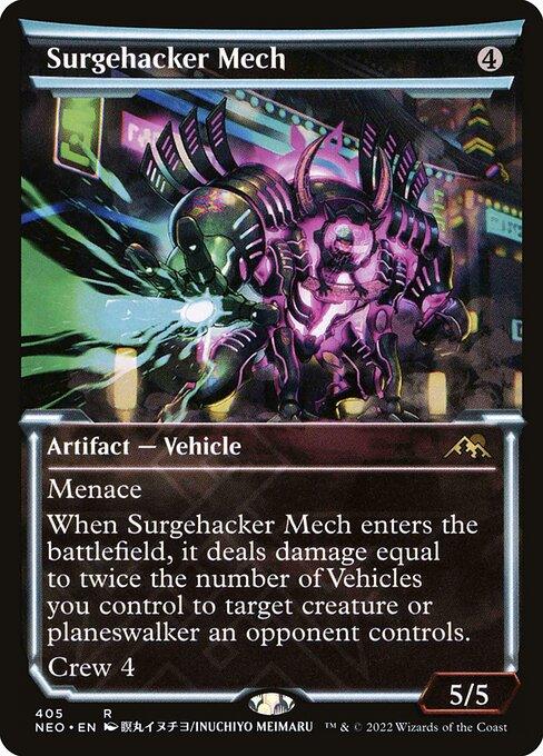 [Foil] NEO 405 Surgehacker Mech (Showcase) R