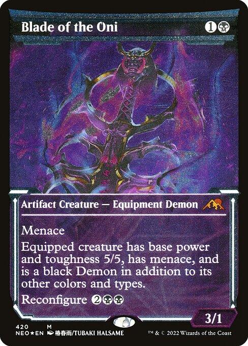[Foil Etched] NEO 420 Blade of the Oni (Foil Etched) M