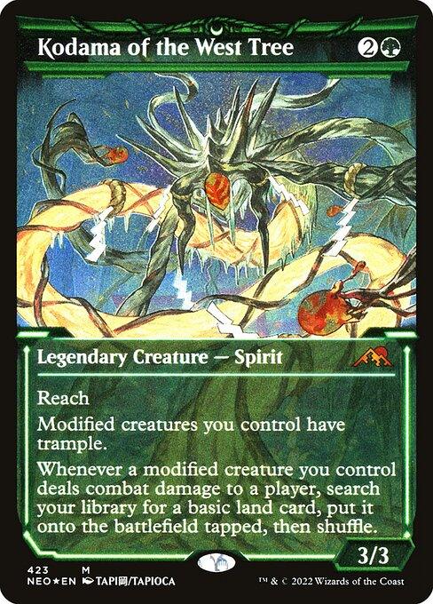 [Foil Etched] NEO 423 Kodama of the West Tree (Foil Etched) M