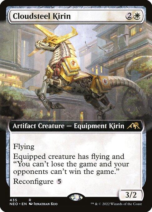 [Foil] NEO 435 Cloudsteel Kirin (Extended Art) R