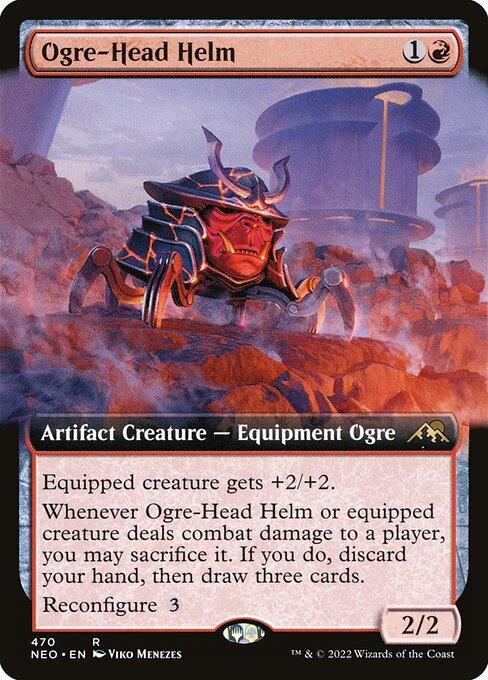 [Foil] NEO 470 Ogre-Head Helm (Extended Art) R