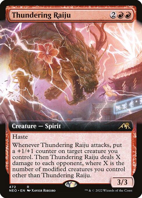 NEO 472 Thundering Raiju (Extended Art) R
