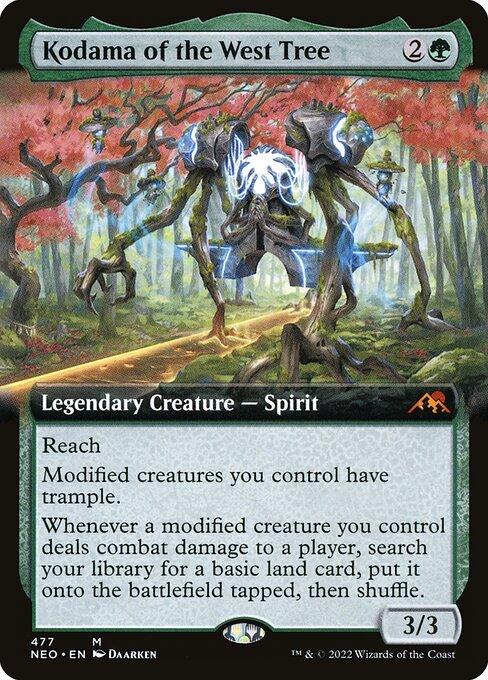 [Foil] NEO 477 Kodama of the West Tree (Extended Art) M