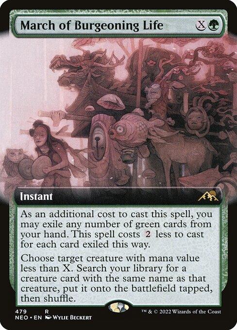 NEO 479 March of Burgeoning Life (Extended Art) R