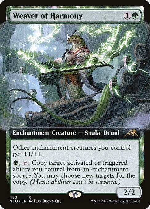 [Foil] NEO 483 Weaver of Harmony (Extended Art) R