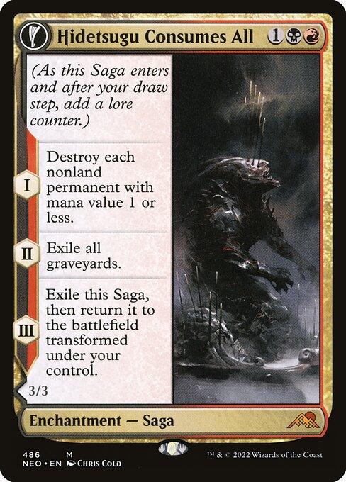 [Foil] NEO 486 Hidetsugu Consumes All (Extended Art - 486) M