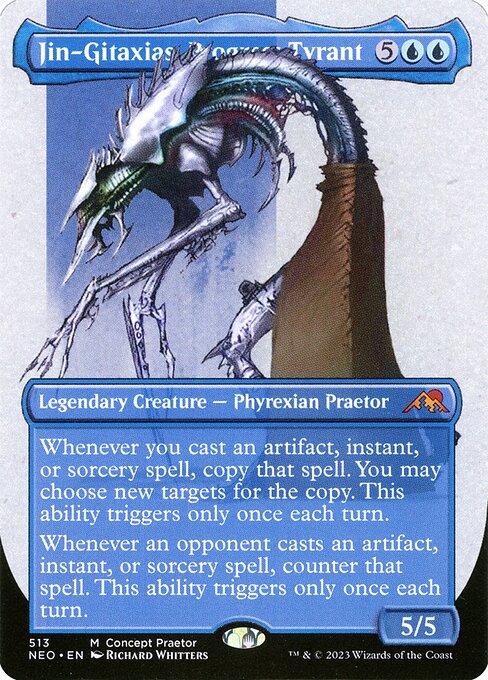 [Foil] NEO 513 Jin-Gitaxias, Progress Tyrant (513 - Borderless Concept Praetor) M