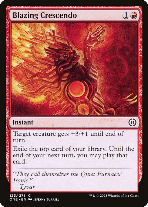 [Foil] ONE 123 Blazing Crescendo C