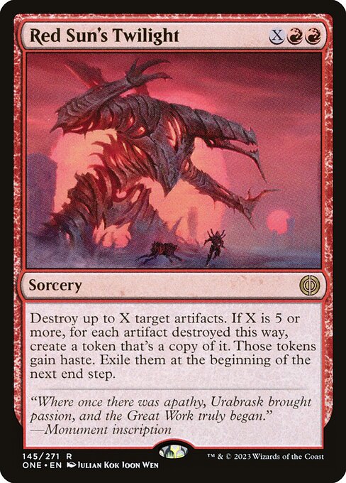 [Foil] ONE 145 Red Sun's Twilight R