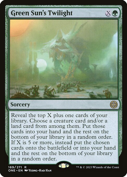 [Foil] ONE 169 Green Sun's Twilight R