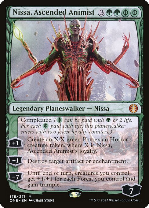 [Foil] ONE 175 Nissa, Ascended Animist M
