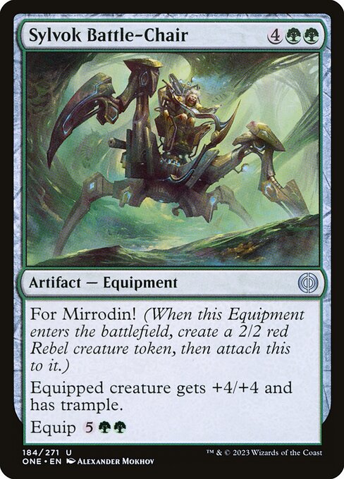[Foil] ONE 184 Sylvok Battle-Chair U