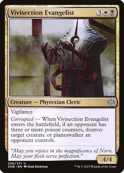 [Foil] ONE 220 Vivisection Evangelist U