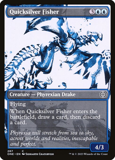 [Foil] ONE 287 Quicksilver Fisher (287 - Ichor) C
