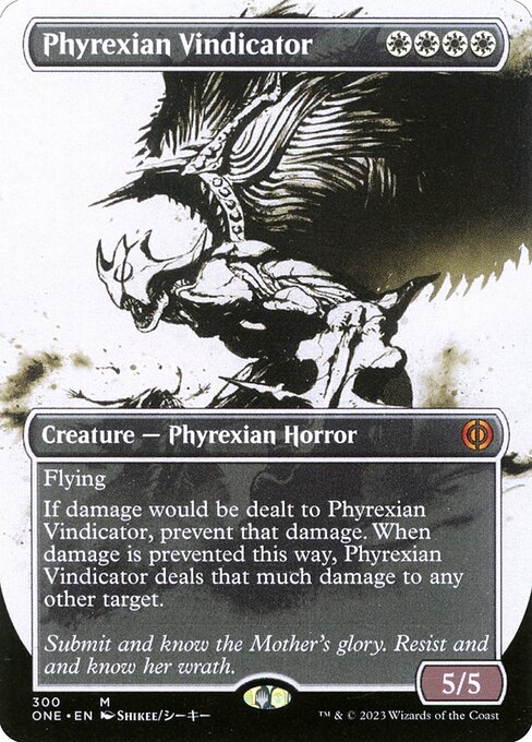 ONE 300 Phyrexian Vindicator (300 - Borderless Ichor) M