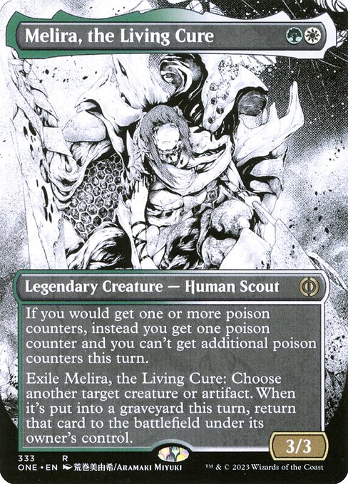 [Foil] ONE 333 Melira, the Living Cure (333 - Borderless Manga) R
