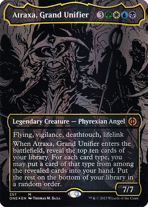 [Foil] ONE 357 Atraxa, Grand Unifier (Oil Slick) M