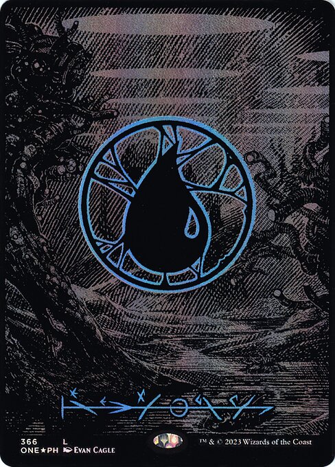 [Foil] ONE 366 Island (366 - Oil Slick) L