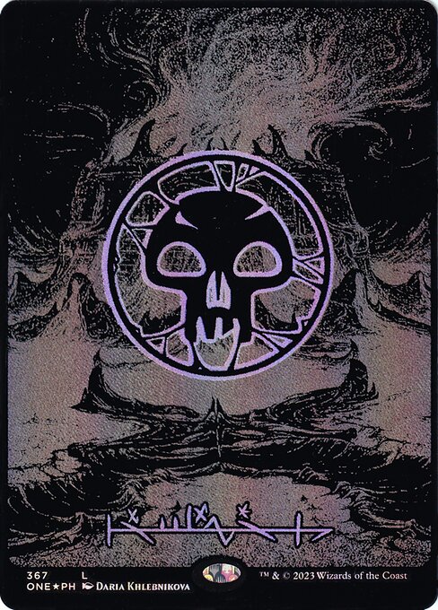 [Foil] ONE 367 Swamp (367 - Oil Slick) L