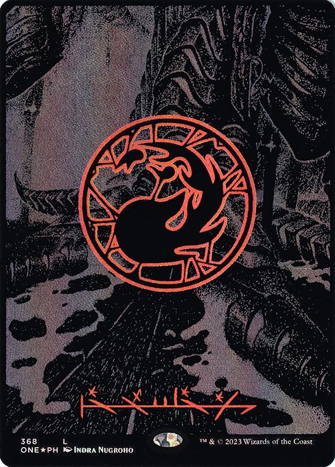 [Foil] ONE 368 Mountain (368 - Oil Slick) L