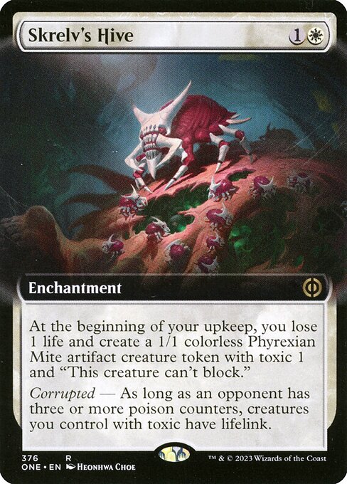 [Foil] ONE 376 Skrelv's Hive (Extended Art) R