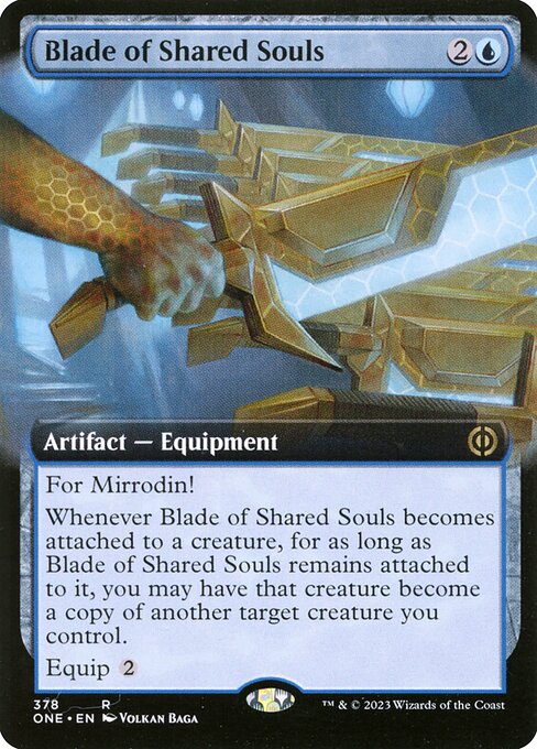 [Foil] ONE 378 Blade of Shared Souls (Extended Art) R
