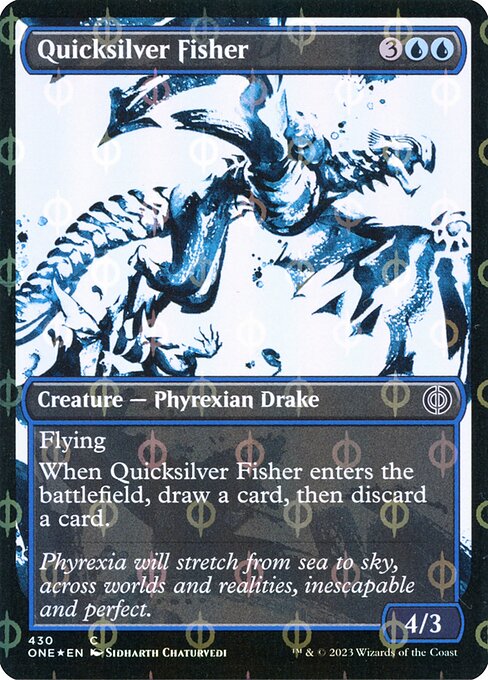 [Foil] ONE 430 Quicksilver Fisher (430 - Step-and-compleat) C