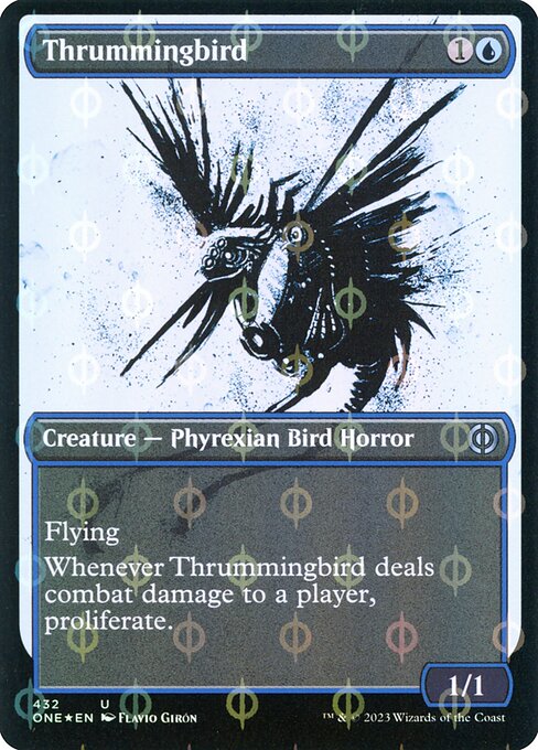 [Foil] ONE 432 Thrummingbird (432 - Step-and-compleat) U