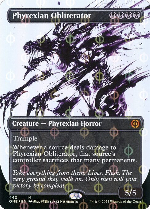 [Foil] ONE 440 Phyrexian Obliterator (440 - Step-and-compleat) M