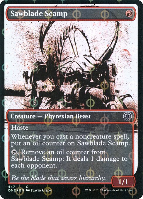 [Foil] ONE 447 Sawblade Scamp (447 - Step-and-compleat) C
