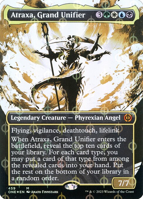 [Foil] ONE 459 Atraxa, Grand Unifier (459 - Step-and-compleat) M