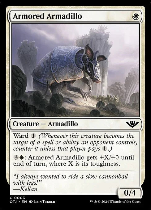 [Foil] OTJ 003 Armored Armadillo C