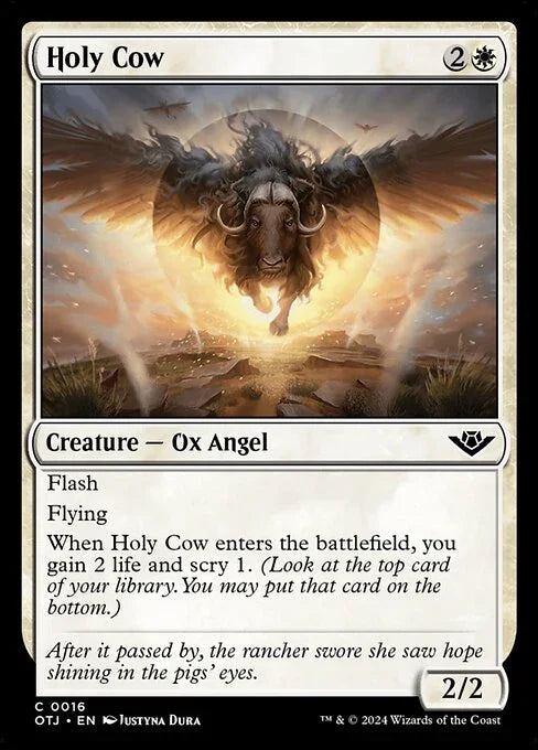 [Foil] OTJ 016 Holy Cow C