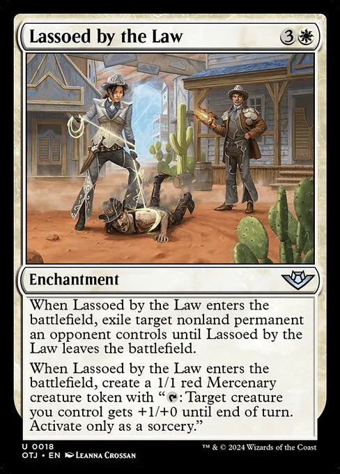 [Foil] OTJ 018 Lassoed by the Law U