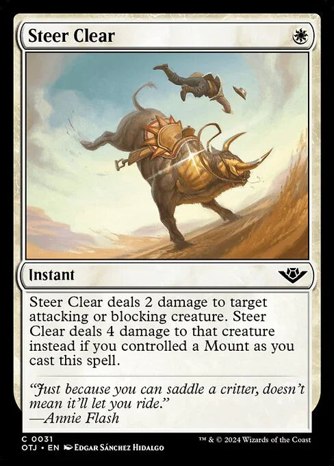 OTJ 031 Steer Clear C