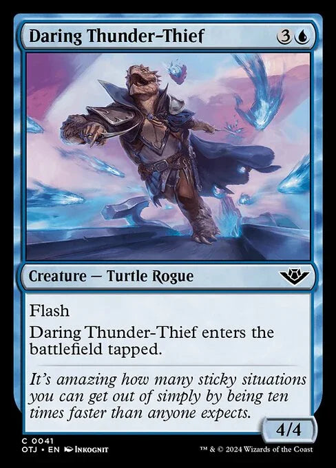 [Foil] OTJ 041 Daring Thunder-Thief C