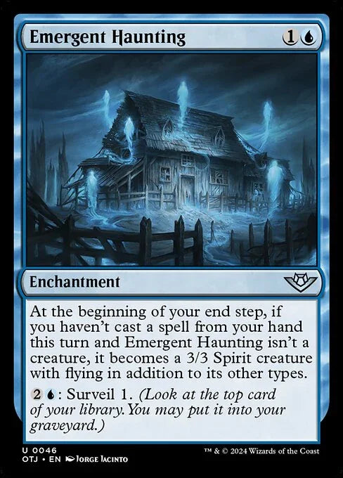 [Foil] OTJ 046 Emergent Haunting U