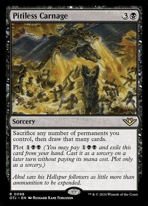 [Foil] OTJ 098 Pitiless Carnage R