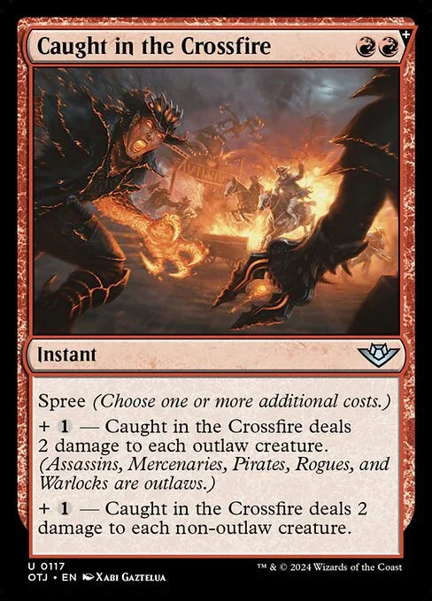 [Foil] OTJ 117 Caught in the Crossfire U