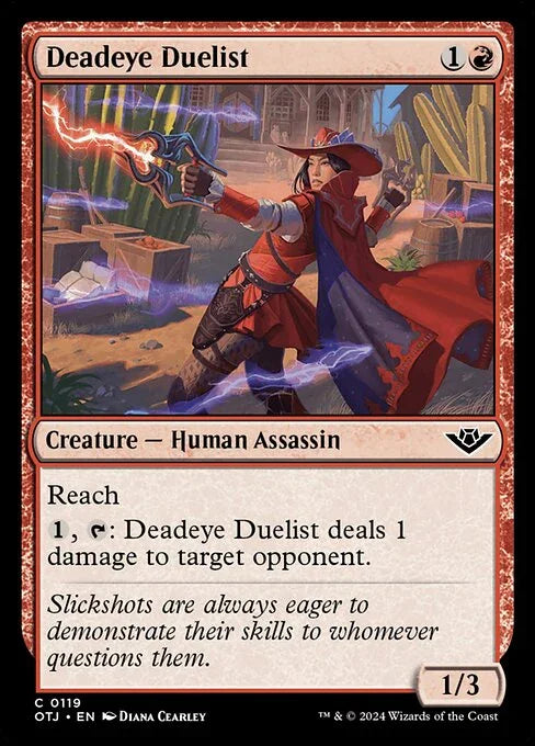 [Foil] OTJ 119 Deadeye Duelist C