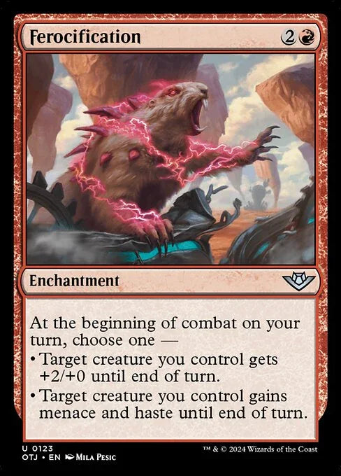 [Foil] OTJ 123 Ferocification U