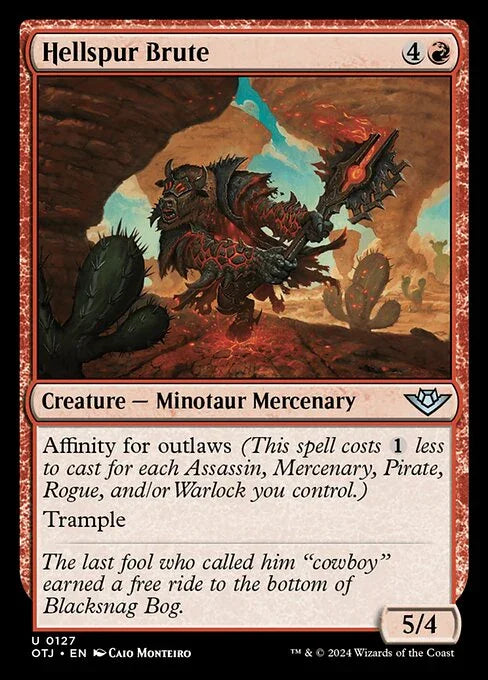 [Foil] OTJ 127 Hellspur Brute U
