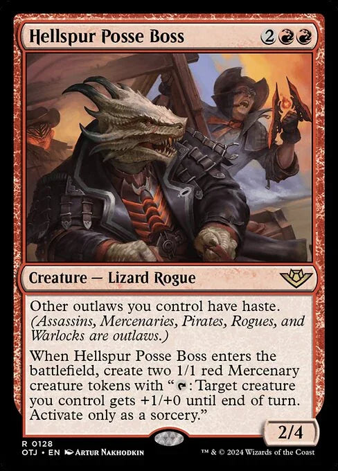 [Foil] OTJ 128 Hellspur Posse Boss R