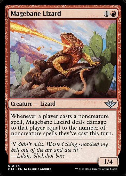 [Foil] OTJ 134 Magebane Lizard U
