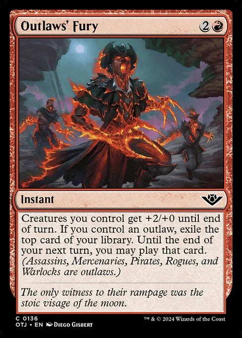 [Foil] OTJ 136 Outlaws' Fury C