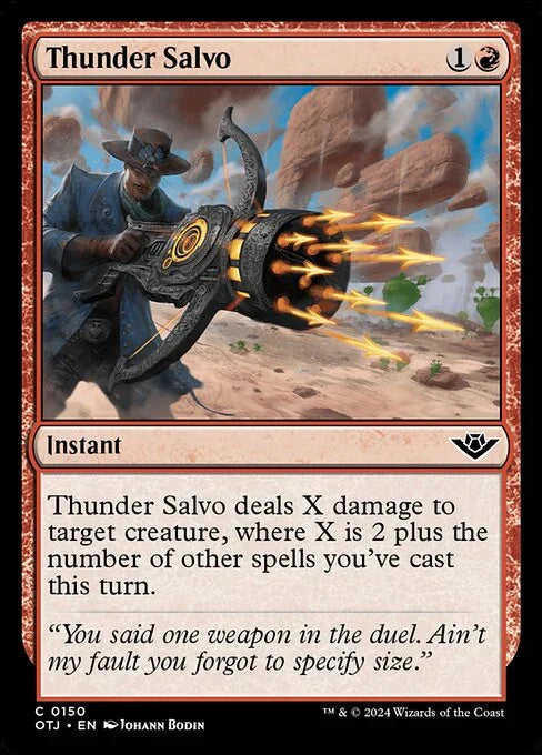 [Foil] OTJ 150 Thunder Salvo C