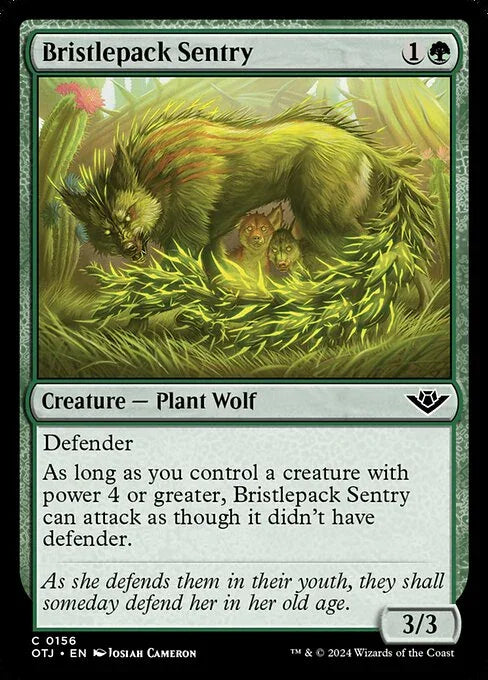 [Foil] OTJ 156 Bristlepack Sentry C