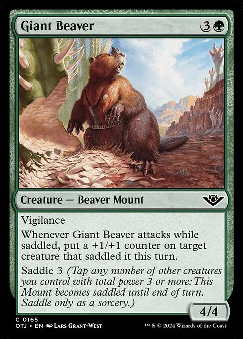 [Foil] OTJ 165 Giant Beaver C